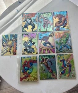Marvel Limited Edition Power Blast 9 Card Set PLUS BONUS SET!! See photos - Picture 1 of 12