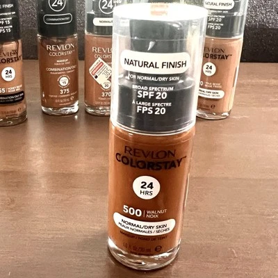 Revlon ColorStay Natural Finish Foundation SPF 20 - 500 Walnut-normal Dry Skin - Image 1 of 4