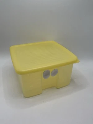 Tupperware Prima Klima Frischebox Vorratsdose Klima Oase Kühlschrank 1,0 L Gelb - Bild 1 von 4