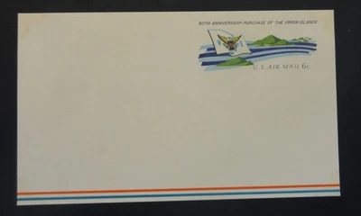 US Postal Card #UXC6 6¢ Virgin Islands Airmail - New (4064) - Image 1 of 2