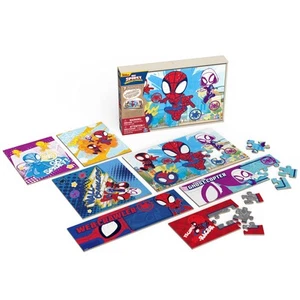 , Marvel Spidey and His Amazing Friends Puzzles 7-Pack, Jigsaw Puzzles with S... - Picture 1 of 6