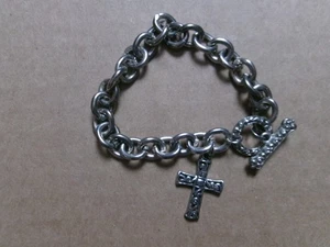 Schwere Kette mit Kreuz Armband - Bild 1 von 2