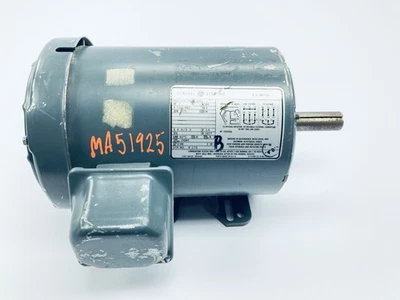 PARTS ONLY GENERAL ELECTRIC 5K47UG8010A AC Motor 2HP 145t-Fr *Bad Bearing* - Image 1 of 4