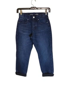 Old Navy O.G. Straight Built-In Tough High Rise Girls Blue Jeans Size 8 - Picture 1 of 12