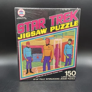 1976 Star Trek CAPTAIN KIRK & OFFICERS-BEAMING DOWN 150-Piece Jigsaw Puzzle NEW - Picture 1 of 14