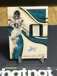 LAVISKA SHENAULT RPA 2020 Immaculate Rookie Patch Auto SSP FOTL #/14 Jaguars - Picture 1 of 2