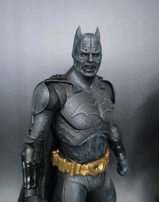 Custom PAINTED HEAD Demon Batman Begins McFarlane DC Multi Toxin FOR BASE FIG C - Image 1 of 4