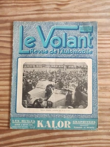 N3 Le Volant Revue De L'automobile Septembre 1935 Concours D'élégance Automobile - Picture 1 of 3