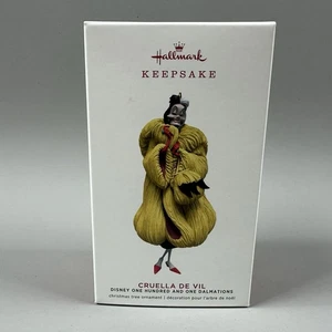Hallmark Cruella De Vil 101 Dalmations Limited Edition Keepsake Ornament 2019 - Picture 1 of 5