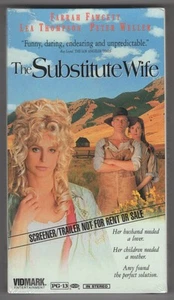 The Substitute Wife (Factory Sealed VHS Screener) Farrah Fawcett / Peter Weller - Picture 1 of 2