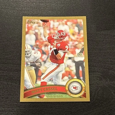 2011 Matt Cassel Topps Gold # 318 (1116/2011) Kansas City Cheifs - Image 1 of 2