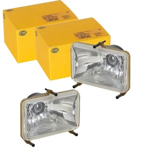 2x HELLA Faro Halógeno 12V 24V Kit de Faros 1AB 008 888-051 - Imagen 1 de 5