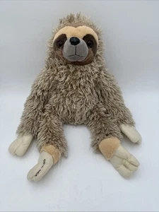 Peluche bradipo tre dita con Costa Rica a piedi lungo 24" - Foto 1 di 19