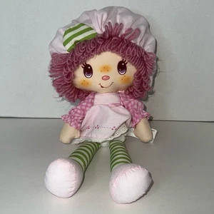 Muñeca de trapo clásica Strawberry Shortcake tarta frambuesa años 80 reedición 35 RARA - Imagen 1 de 7