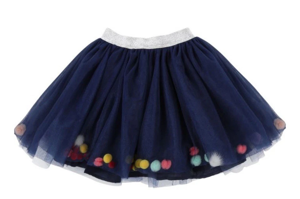 Falda Billie Blush Tul Pom Pom Talla 8 Niñas Foto 1 de 4