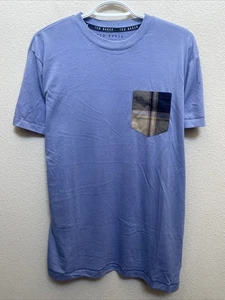 NUEVA Camiseta Ted Baker Para Hombre M Manga Corta Cuello Redondo Nueva con Etiquetas $42.00 Azul Mediano - Imagen 1 de 8