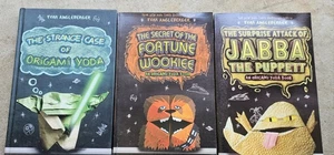 The Origami Yoda Files Tom Angleberger Strange Case Fortune Wookiee Jabba Puppet - Imagen 1 de 3