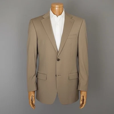 Paul Fredrick Wool Sport Coat Suit Blazer British Tan 43L Old Money Quiet Luxury - Image 1 of 4