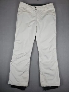 Pantalones para mujer Marmot Membrain esquí snowboard nieve grandes 34x31 blancos aislados - Imagen 1 de 11