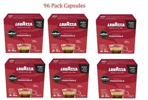 96 x Capsules Lavazza A Modo Mio Espresso Passionale Coffee Capsules Brand New - Picture 1 of 3