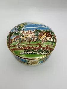 Tiffany & Co Bone China Porcelain Trinket Gift Box. Devonshire Realtor - Bild 1 von 10