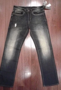 BNWT Buffalo Jeans Six-x slim straight stretch tumbled 30x30 32 33 34 36x32 38 - Picture 1 of 11