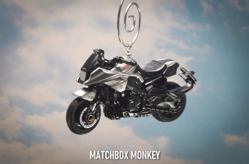 铃木 Katana 摩托车街头自行车定制圣诞装饰品 1: 32 比例 FX — 第 1/4 张图片