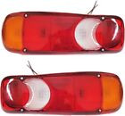 2x Rear Tail Recovery 12V 24V Lights bulbs for lorry chassis truck trailer cara
