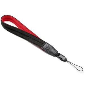 19682 Official Leica "for Leica SOFORT" Wrist Strap "Black x Red" Brand new - Picture 1 of 1