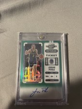 2022-23 Contenders Optic JORDAN POOLE Veteran Ticket Auto Green /49
