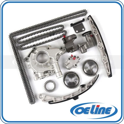 Timing Chain Kit for Nissan 350Z Murano Altima Maxima FX35 G35 3.5L w/ Oil Pump - Image 1 of 4