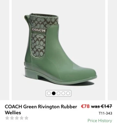 Coach Rivington Goma Nuevo Talla 8B 🇨🇳  Foto 1 de 4