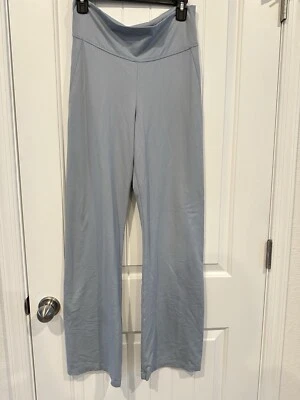 Patagonia Fold Over Leggings Womens Medium Flared Light Blue Athleisure Yoga - Image 1 of 4