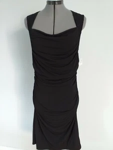 Spense Black Designer Bodycon Dress Size 12 Fully Lined NEW Party Night Out - Picture 1 of 12