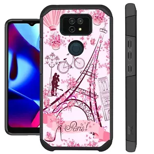 FUSION Case For Ovation 2/ Maestro Max Hybrid Phone Cover EIFFEL TOWER BUTTERFLY - Picture 1 of 1