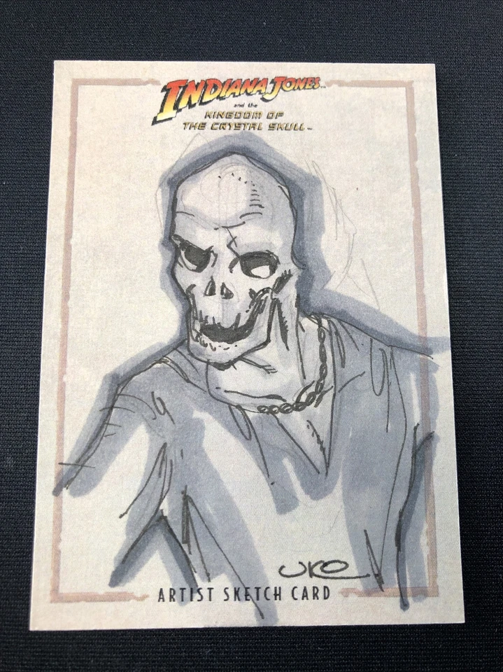 Topps Indiana Jones KOTCS Sketch Card 1/1 Crystal Skull Uko Smith Kingdom Of The - Image 1 of 1