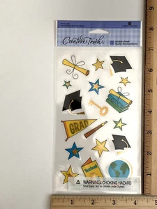 American Greetings Creative Touch Abschluss Abschluss Kappe Diplom Aufkleber - Bild 1 von 1