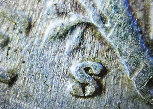 1945 S Inverted Mint Mark FS 504 AU Cherry Error 90% Silver Type Coin Free Ship! - Picture 1 of 5