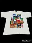 VTG 90s Albertsons Store 1995 Halloween Snack Food Pepsi Ruffles Promo T Shirt L