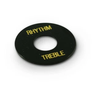 WD Rhythm/Treble Ring Washer For Gibson 3 way Toggle Switch Black - Picture 1 of 1