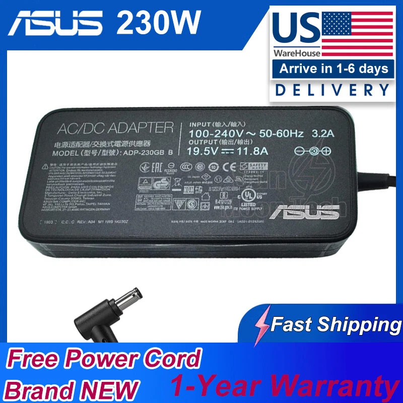 Power4Laptops Netzteil Für Asus G73SW – 19V, 6.3A, Stecker 5.5x2.5 Mm | Ladegerät & Ersatzakku-Adapter