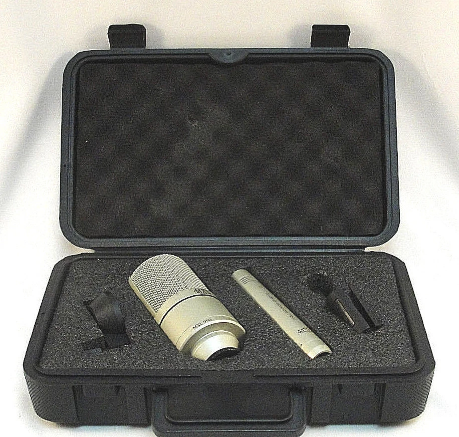 MXL 990 & 991 Recording Kit Microphone Pack W/ Case & Holders - Image 1 of 4