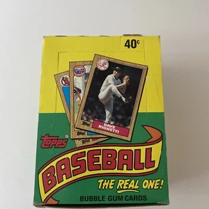 1987 Topps Baseball Box36 Factory Sealed Wax Packs~Canseco Bonds Mcgwire Jackson - Picture 1 of 10