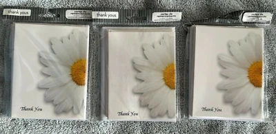 24 Daisy ~ Thank You Cards ~ 3 Packs ~ Paper House ~ NIP - Image 1 of 4