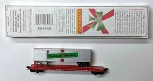 MTL Micro-Trains 64082 Christmas Holiday Transportation HTC 1230 MTL 2002 TOFC - Picture 1 of 1