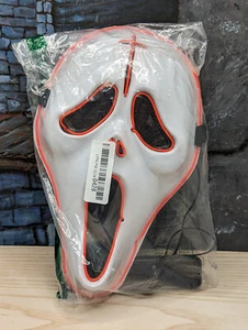 Máscara de Grito con Luz LED con Purga Cruzada Máscara de Disfraz de Halloween Nuevo en Paquete - Imagen 1 de 6