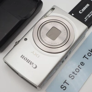[Mint] Canon IXY 180 PowerShot ELPH 180 Digital Camera Silver w/Charger Battery - Picture 1 of 22