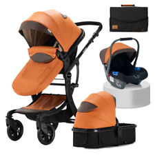 Sturdy Pram Travel System 3 in 1 Combi Stroller Buggy Baby Child Pushchair