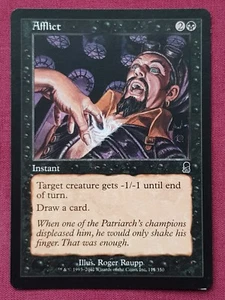 Magic The Gathering ODYSSEY AFFLICT black card MTG - Picture 1 of 2