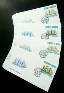 [SJ] Belgium Sailing Ships 1995 Sailboat Vehicle Water Transport (stamp FDC) - Picture 1 of 5